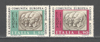 Italia.1971 20 ani Asociatia Europeana a Carbunelui SI.790 foto