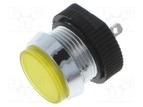 Lampă de control LED galbenă 24-28V DC &Oslash;16mm IP67 Signal-Construct