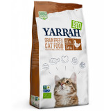 Hrana uscata bio pentru pisici, cu peste, 31% proteina si 14% grasimi, fara cereale, 800g Yarrah