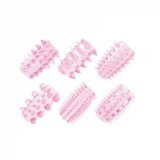 Mansoane pentru penis - Toyz4Lovers Placerea Set de Mansoane pentru Penis Roz Forme Diverse Extra Stimulare