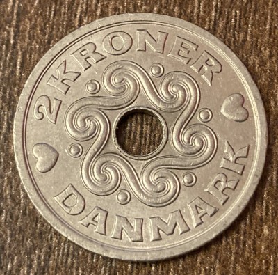 C50 - Moneda foarte veche - Danemarca - 2 coroane / kroner - 2004 foto