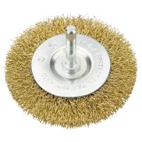 Perie de sarma circulara 75 mm cu tija VERTO 62H320 HardWork ToolsRange