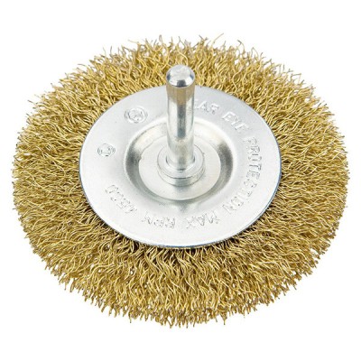 Perie de sarma circulara 75 mm cu tija VERTO 62H320 HardWork ToolsRange foto
