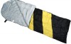 Sac de dormit Cattara Savona +10&deg;C, 220x75cm, compact, camping, drumetii, maro/galben