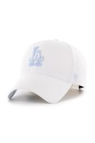 47 brand șapcă de baseball din bumbac MLB LA Dodgers culoarea alb, cu imprimeu, B-ITCMP12CTP-WH
