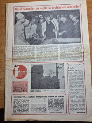 ziarul flacara 22 octombrie 1982 - ceanclul flacara foto
