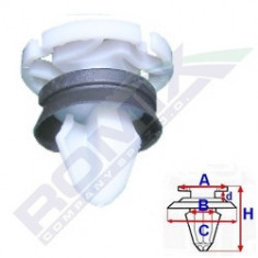 Set clips agrafa fixare fixare Ctroen, Peugeot, Renault 5 bucati, C60332