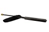 Baston Telescopic Autoaparare Ideallstore, Otel, Maner Burete, Negru, 47cm + Husa Curea