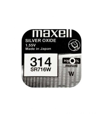 Baterie ceas Maxell SR716W V314 1.55V oxid de argint 1buc foto