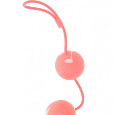 Bile vaginale roz Marbilized Duo Balls 3.2cm