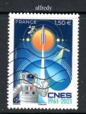 FRANTA 2021, Cosmos, Spatiu, Ariane 5, stampilat