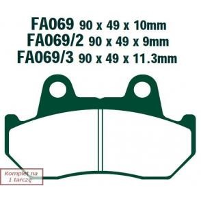 Klocki Ham. Moto. Honda Xl 600 Trans Alp (87-90)/ Xl 600 (85-87)/ Vf 750 C Shadow (83) 298483 EBCFA069HH