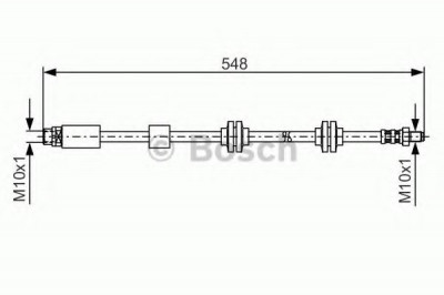 Conducta / cablu frana BMW Seria 1 Cabriolet (E88) (2008 - 2013) BOSCH 1 987 476 360 foto
