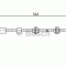 Conducta / cablu frana BMW Seria 1 Cupe (E82) (2007 - 2013) BOSCH 1 987 476 360