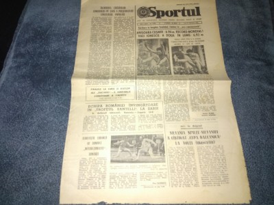 ZIARUL SPORTUL 21 FEBRUARIE 1983 foto