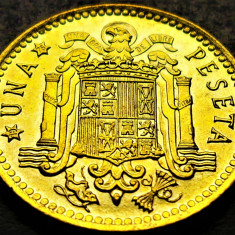 Moneda 1 PESETA - SPANIA, anul 1975 (1966) *cod 1189 = UNC