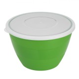 Caserolă Plastic, Model Rotund, Culoare Verde, Capacitate 2.2L, Potrivită Pentru Cuptorul cu Microunde și Mașina de Spălat Vase, Oem