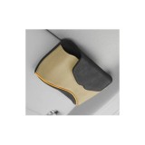 Suport ochelari premium piele ecologica bej Cod: FS-1333 Automotive TrustedCars