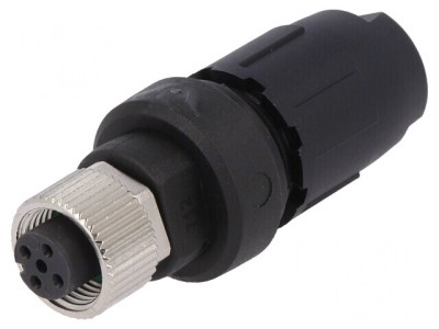 Mufă M12 4-PIN mamă pe cablu IDC foto