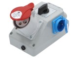 Kit Instalare Perete SPAMEL IP44, 32A, 400V, Cod ZI05\R361