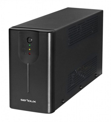 UPS Line Interactive 1200Li Led 500-1000W Serioux SRXU-LD1200LI SafetyGuard Surveillance foto
