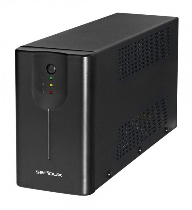 UPS Line Interactive 1200Li Led 500-1000W Serioux SRXU-LD1200LI SafetyGuard Surveillance