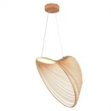 Pendul led 10W, design din lemn, 3000K, V-TAC