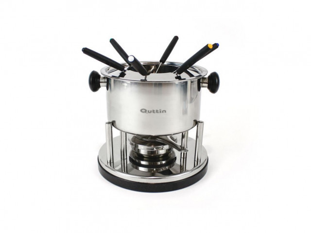 Set pentru fondue: vas +6 furculite fondue, 2 litri