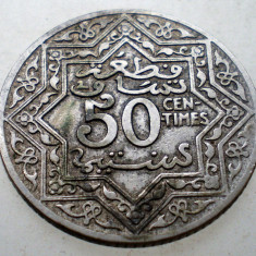 7.591 MAROC PROTECTORAT FRANCEZ 50 CENTIMES 1921