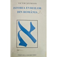 Victor Neumann, Istoria evreilor din Rom&acirc;nia, 1996