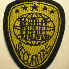 5.514 ROMANIA ECUSON EMBLEMA PATCH WBC SECURITAS 63/51mm