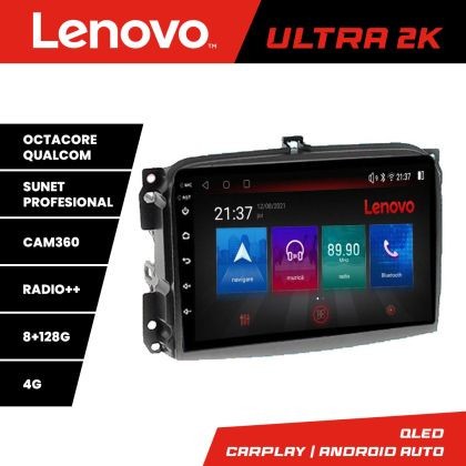 Navigatie Fiat 500L 2012-2017 M-500L Octa Core Android Radio Bluetooth GPS WIFI/4G DSP 2K 8+128GB 360 Toslink CarStore Technology
