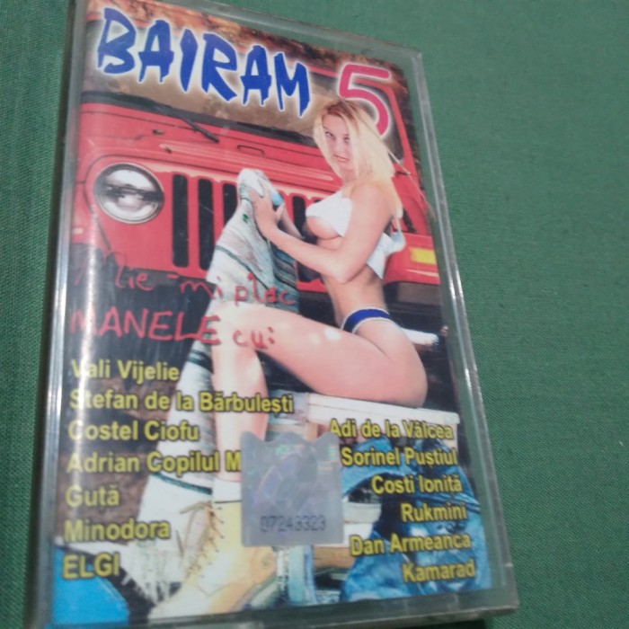 CASETA AUDIO MANELE BAIRAM 5 RARA!!ORIGINALA