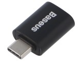 Adapter USB 3.2 Gen 2 USB A la USB C negru