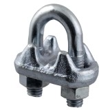 Brida zincata pentru legare cablu otel de 12 mm, Cablero CD011A012U, set 2 bucati