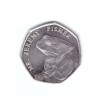 Moneda Marea Britanie 50 pence 2017, Mr. Jeremy Fisher, cu luciu, Europa, Cupru-Nichel