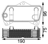 MAHLE CLC 202 000S Radiator racire ulei, cutie de viteze automata