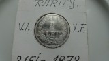 2 lei 1872 PRIMA MONEDA DE 2 LEI !STARE SUPERBA !