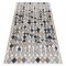 Covor SISAL COOPER Caro, Zigzag 22217 ecru / negru, 120x170 cm