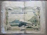Diploma Expresul Societate de ajutor a personalului CFR din Rom&acirc;nia Mare