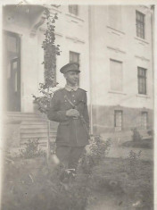 A526 Fotografie elev militar roman aviatie 1932 Bucuresti poza veche foto