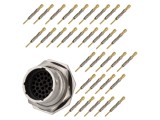 Conector circular RT360, mufă tată crimpat PIN 32 7,5A