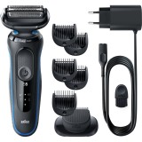 Braun Series 5 51-B1500s Aparat de bărbierit electric + capete de schimb Blue buc
