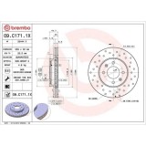 Set disc frana Hyundai Accent 4 Sedan (Rb) 08.10-, I20 2 (Gb Ib) 11.14-08.21; Kia Rio 3 (Ub) 09.11-12.17, Rio 3 Hatchback Van (Ub) 09.11-, Rio 3 Seda, BREMBO