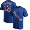 New York Rangers tricou de bărbați Alexis Lafreni&egrave;re #13 Stack Logo Name &amp;amp; Number - L, Fanatics Branded
