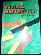 Analiza Matematica - Marcel Rosculet ,547528 foto