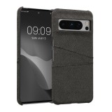 Husa Kwmobile pentru Google Pixel 8 Pro, Gri, Textil, KWM0000209K002C, Plastic, Carcasa