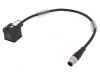 Cablu-adaptor DIN 43650 M12 3 PIN IP67 0,3m