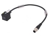 Cablu-adaptor DIN 43650 M12 3 PIN IP67 0,3m