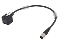 Cablu-adaptor DIN 43650 M12 3 PIN IP67 0,3m